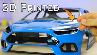 3D Printed 8th scale ford focus rs part3/how to Print super clear Transparent / Scale Addiction