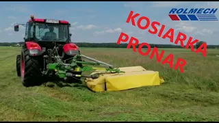 praca ZETOR PROXIMA Z KOSIARKĄ PRONAR | ROLMECH