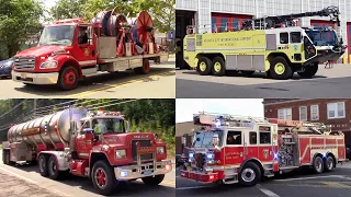 Fire Trucks Responding Compilation - Best Of 2022