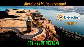 Blender tracking tutorial: Add 3d buildings to Live action Footage