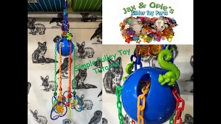 Tutorial for Kit #23: Simple Pulley Toy - How to Make a Simple Toy for Your Sugar Gliders