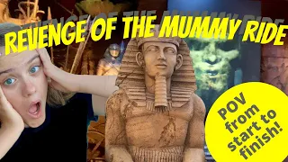 Revenge Of The Mummy ride 2020 (from start to finish POV) Universal Studios, Hollywood, California