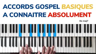 Accords gospel au piano débutant