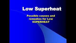 Low Superheat And Its Causes How to Troubleshoot Low Superheat Alarm in Air and water Cooled chiller