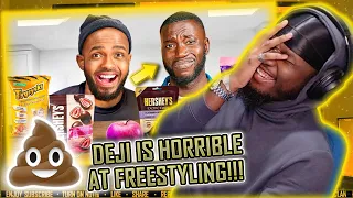 Darkest man - Guess What Country The Snack Is From ft. Deji & Harry Pinero [REACTION]