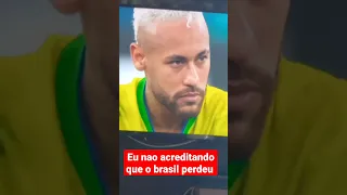 jogador Neymar ficou assim depois do jogo do Brasil