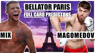 Bellator Champions Series: Paris: Mix vs. Magomedov FULL CARD Predictions and Bets
