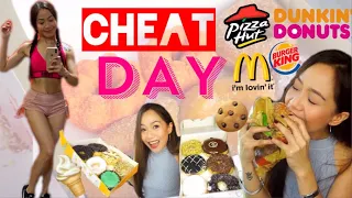 5K CALORIES CHEAT DAY | DONUTS, BURGER , FRIES, PIZZA, CHOCOLATES, ICE CREAM AND MORE