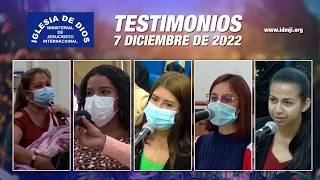 Testimonios 7 diciembre de 2022 - Iglesia de Dios Ministerial de Jesucristo Internacional