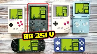 Anbernic RG 351V Retro Handheld. Review + Comparisons with Gameboy Advance, Retroflag GPI Case & PSP