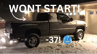 Cummins Dodge Ram Cold Start COMPILATION!