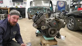 Coyote engine install in the F100