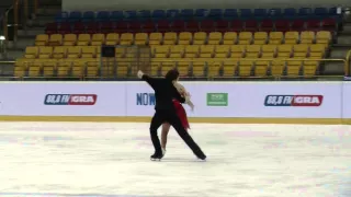 8 M Zdravkova C M Davis BUL   SD Junior Ice Dance   MNNTC 2015