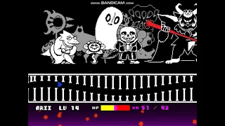 "sans survival fight" [Fangame made by: Ari (Treo)]