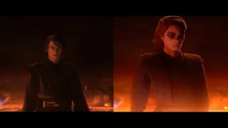 Live-Action vs Clone Wars (Anakin v Obi-Wan) (by HELLO THERE Animation) 1080p