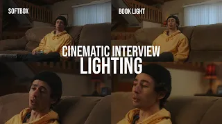 How to Shoot Cinematic Interviews | Softbox vs. Book Light