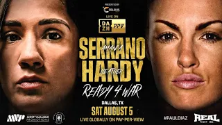 Amanda Serrano promoting August 5th rematch Vs Heather Hardy