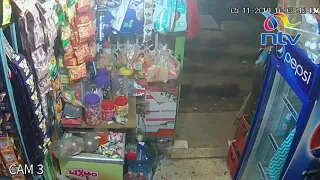 Robbery at M-Pesa shop in Kasarani caught on CCTV camera