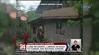 Ilang residente, lumikas na bago pa tumama ang Bagyong Karding | 24 Oras Weekend