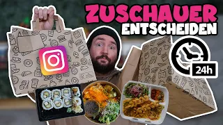 ZUSCHAUER BESTELLEN 1 Tag DAS SCHLECHTESTE und BESTE ESSEN