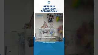 Detik-detik Aksi Heroik Karyawan Minimarket Brebes Gagalkan Perampokan #shorts