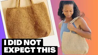 Crochet Jute Bag / Shopper Bag / Tote Bag - How To Easy Tutorial