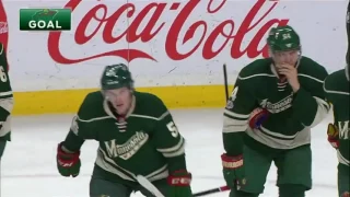Erik Haula cashes in on slick dish from Mikael Granlund