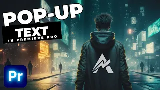 How To Make Popup TEXT Effect In Premiere Pro