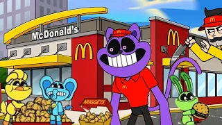 CatNap Takes Over McDonalds! Poppy Playtime Chapter 3 Animation
