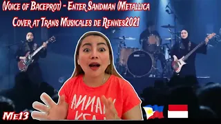 FIRST TIME REACTION VOB - Enter Sandman (Metallica Cover at Trans Musicales de Rennes2021 POWERFUL