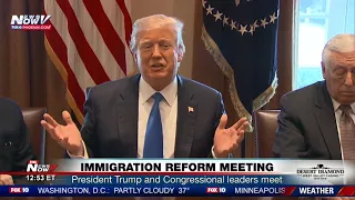 MUST WATCH: President Trump Talks Immigration Reform With Democrats (FNN)