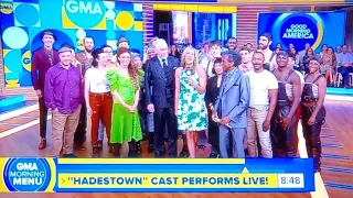 Hadestown Cast Gives A Special Announcement and Performs Live on Good Morning America - 08-13-2019