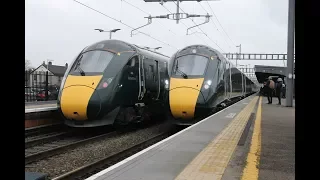 Class 800 galore at Didcot Parkway. 19/2/18