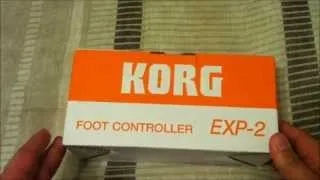 Korg EXP-2 foot controller overview and settings by Samer Jazrawy