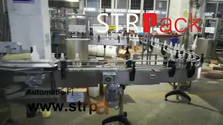 Hand Sanitizer Liquid Filling Machine Line with Automatic capping labeling, date coding Machine