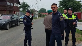 A fost razie de amploare la Ruginești ! Activistul buzoian și poliția în acțiune !