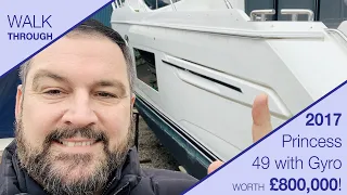 Darren takes you on a walk though of this beautiful 2018 Princess 49