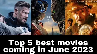 Top 5 best movies to watch in june 2023. Netflix Extraction 2, Transformers, Indiana Jones and more.