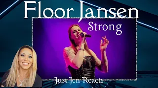 Floor Jansen "Strong" (live) REACTION Video | Oh NO Floor Cries...and we all cry with her | Just Jen