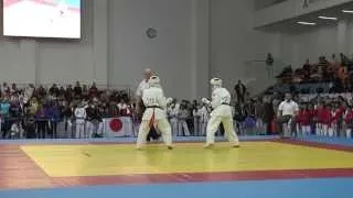 KWU-2014. Final - Asuka Fujimaki vs. Seira Nishigata (Girls 12-13 years -45 kg)