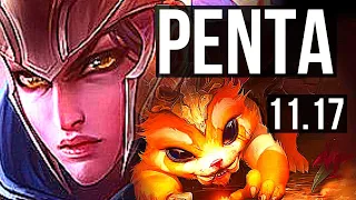 QUINN vs GNAR (TOP) | Penta, 9 solo kills, Legendary, 1.0M mastery, 16/4/4 | NA Diamond | v11.17