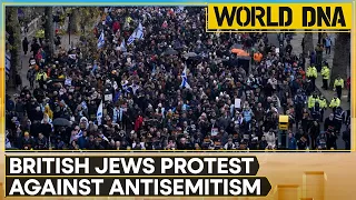 Boris Johnson joins antisemitism protest as thousands march against hate in London | WION World DNA