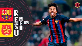 RESUMEN: FC Barcelona vs CF Damm Juvenil A U19 2023