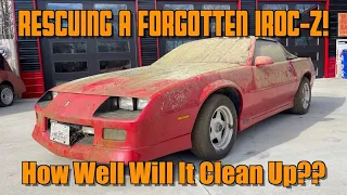 Rescuing A Forgotten Chevrolet Camaro IROC-Z Convertible...First Detail In YEARS!
