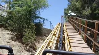 Gold Rusher Front Row (HD POV) Six Flags Magic Mountain