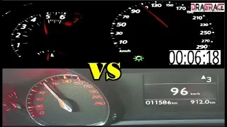 Peugeot 308 GTI 270 HP VS Renault Megane RS 275 HP - Acceleration & Sound 0-100, 0-260 km/h |