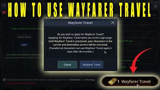 Mir4 - NEW UPDATE! How to transfer server | The use of wayfarer