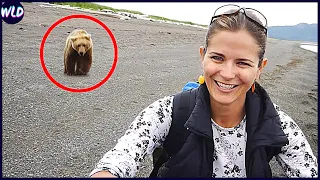 10 Scary Bear Encounters Caught On Camera