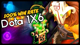 100% Win Rate Against Melee Heroes!! Juggernaut in Dota 1x6