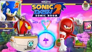 🏃🏼‍♀️ WHO IS TOP RUN? Sonic Dash 2 Sonic Boom mod Knuckles vs Dr.Eggman MrGiant777 Gameplay #FHD